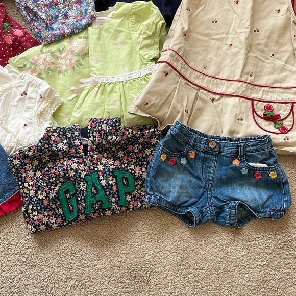 Kids Bundle Of 4T Girls Clothing Dresses Sets Back To School Children Outfits - Picture 4 of 12